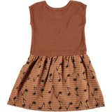 Piknic Barcelona Two Tone Martina Pentagram Dress | Brown