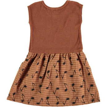 Piknic Barcelona Two Tone Martina Pentagram Dress | Brown