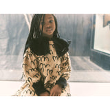 Beau Loves Sand Scribble Gathering Dress | Aw22