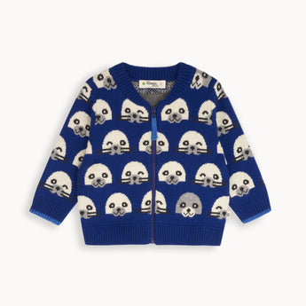 The Bonnie Mob Seal Jaquard Cardigan | Aw22
