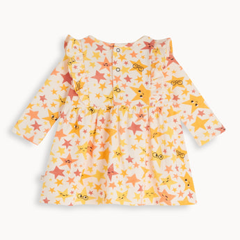 The Bonnie Mob Stars Dress With Frill Shoulder | Aw22