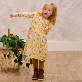 The Bonnie Mob Stars Dress With Frill Shoulder | Aw22