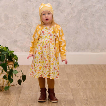 The Bonnie Mob Stars Dress With Frill Shoulder | Aw22