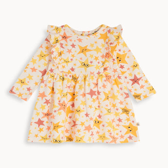 The Bonnie Mob Stars Dress With Frill Shoulder | Aw22