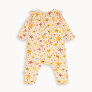 The Bonnie Mob Stars Jumpsuit With Frill Shoulder | Aw22