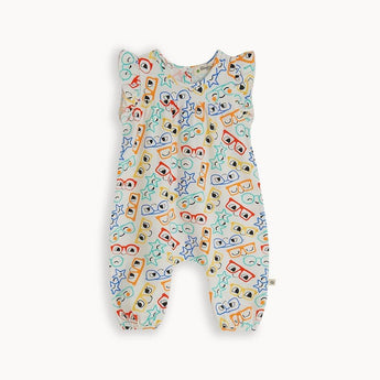 The Bonnie Mob Sunnies Frill Sleeve Jumpsuit | Multicolor