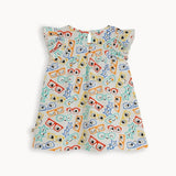 The Bonnie Mob Sunnies Sun Dress With Frill Shoulder | Dresses