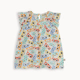 The Bonnie Mob Sunnies Sun Dress With Frill Shoulder | Dresses