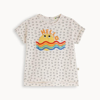 The Bonnie Mob Sunshine Waves T Shirt | Black