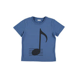 Piknic Barcelona T Shirt Joan Music Note Blue Night | Blue