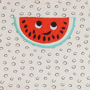 The Bonnie Mob Watermelon T Shirt | Black