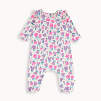 The Bonnie Mob Thistle Jumpsuit With Frill Shoulder | Jumpsuit Girl