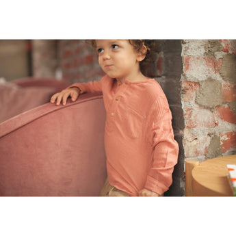 Bonheur Dujour Top Kurta In Double Gauze | Top Boy
