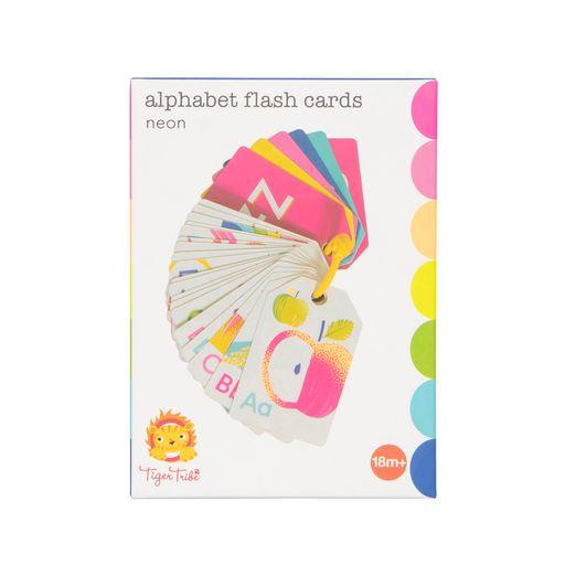 Alphabet Flash Cards - Neon - My Little Thieves
