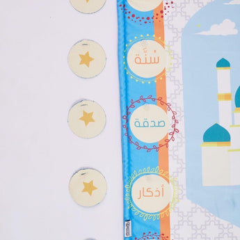 Blue Kids' Prayer Mat with Tracker - My Little Thieves