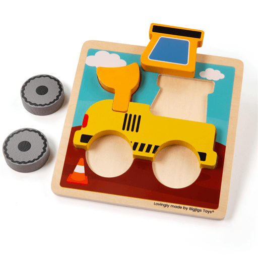 Chunky Lift Out Digger Puzzle - My Little Thieves
