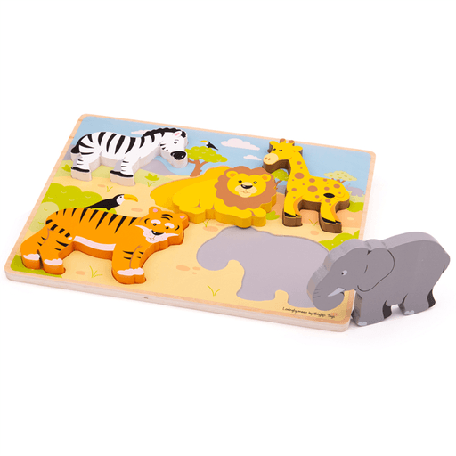 Chunky Lift Out Puzzle - Safari - My Little Thieves