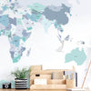 Countries of the World Map Wall Sticker - Large - My Little Thieves