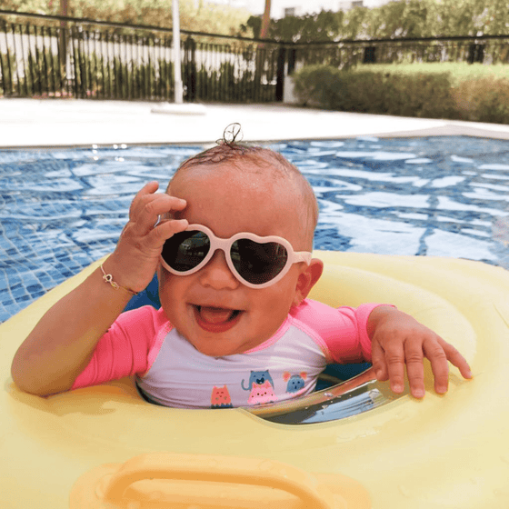 Ella - Blush Pink Baby Sunglasses - My Little Thieves