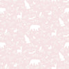 Forest Animals Pink Wallpaper - My Little Thieves