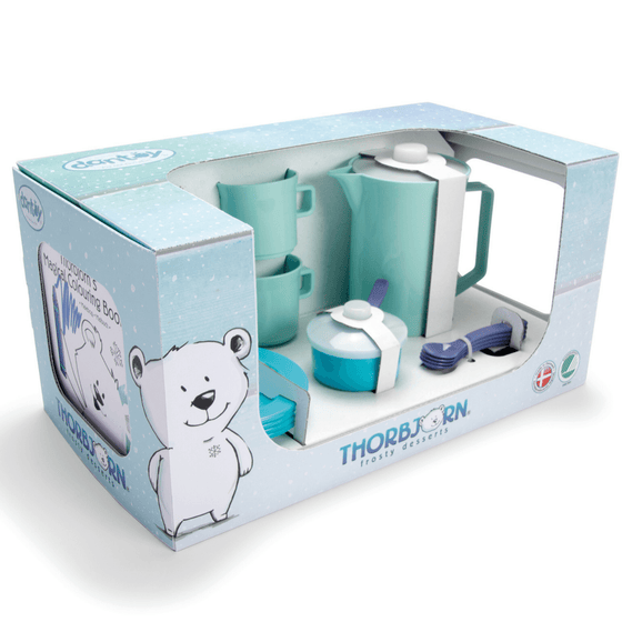 Frosty Blue Coffee Set and Thorbjorn Colouring Book - My Little Thieves