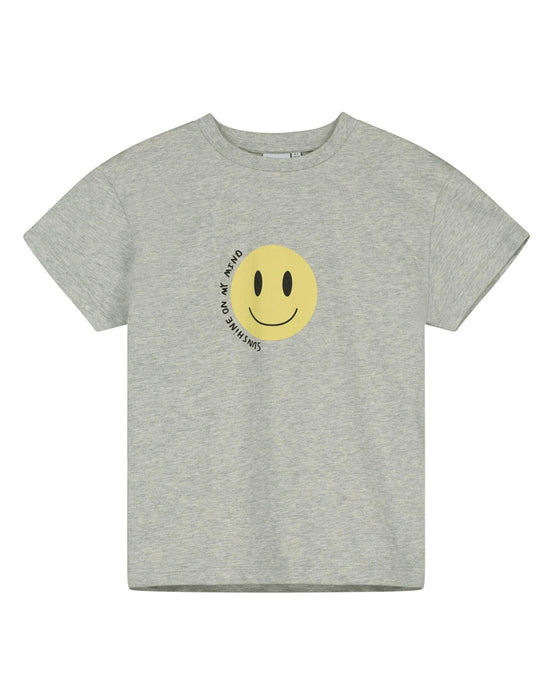 Grey Melange Smile T-shirt - My Little Thieves