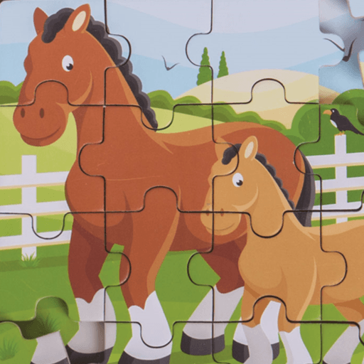 Horse & Foal Puzzle - My Little Thieves
