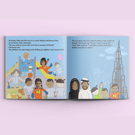 I'm a Hero in Dubai, Triple Heroes (3) – Personalised Story Book - My Little Thieves