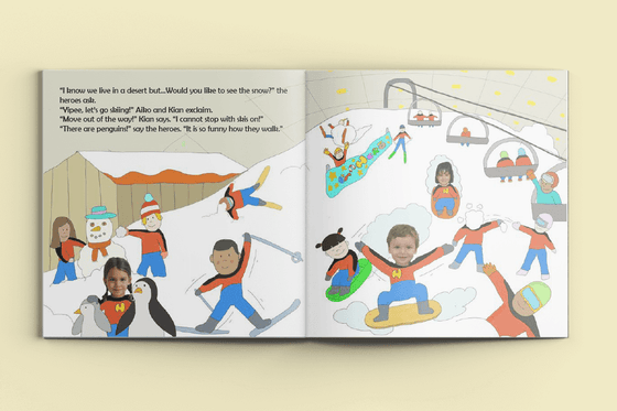 I'm a Hero in Dubai, Triple Heroes (3) – Personalised Story Book - My Little Thieves