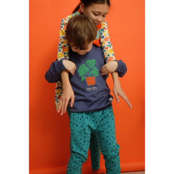 Indikidual - Begonia Spot Organic Cotton Harem Pants - detail image 2