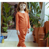 Indikidual - Begonia Spot Organic Cotton Kids Jumpsuit - detail image 2