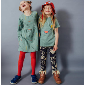 Indikidual - Domino Organic Cotton Wide Leg Kids Joggers - detail image 2