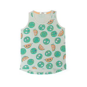 Indikidual - Melon Man Organic Cotton Kids Tank Vest Top