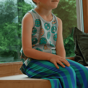 Indikidual - Melon Man Organic Cotton Kids Tank Vest Top - detail image 2