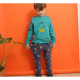 Indikidual - Monstera Leaf Organic Cotton Harem Pants - detail image 2