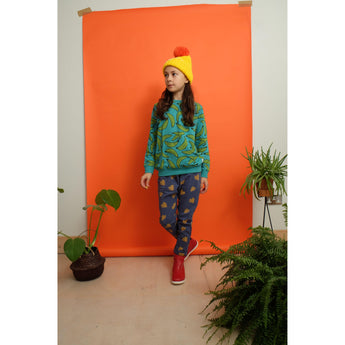 Indikidual - Monstera Leaf Organic Cotton Harem Pants - detail image 3