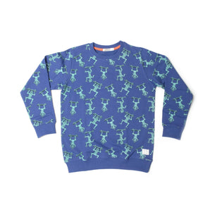 Indikidual - Skeleton Bone Organic Cotton Kids Sweatshirt