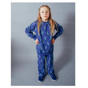 Indikidual - Skeleton Bone Organic Cotton Kids Sweatshirt - detail image 2