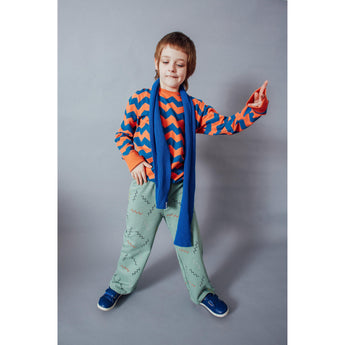 Indikidual - Zigzag Organic Cotton Wide Leg Kids Joggers - detail image 2
