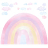 Large Pink Rainbow and Clouds Wall Sticker - My Little Thieves