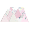 Nordic Mountains Wall Sticker - Pink - My Little Thieves
