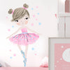 Pink Ballerina Star Wall Sticker - My Little Thieves