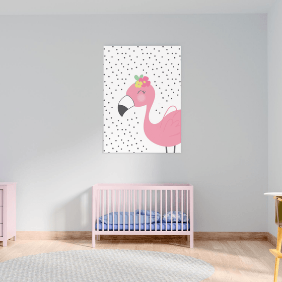 Pink Flamingo Wall Art Print - My Little Thieves