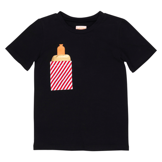 Pocket Black Snack T-shirt - My Little Thieves