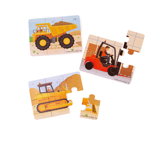 Six Piece Puzzles - Big Movers (set of 3) - My Little Thieves