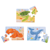 Six Piece Puzzles - Sea Creatures (set of 3) - My Little Thieves