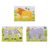 Six Piece Puzzles - Wild Animals (set of 3) - My Little Thieves