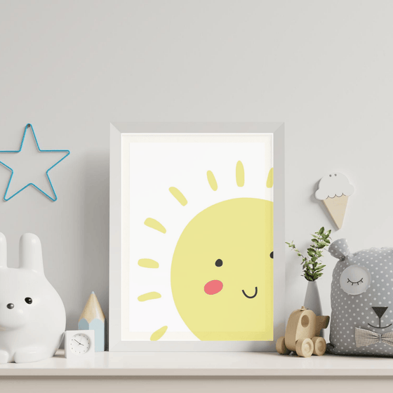 Smile Sun Wall Art Print - My Little Thieves