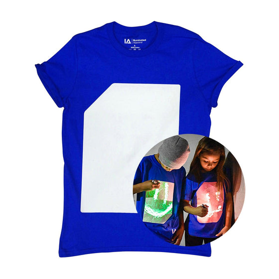 Super Green Glow In The Dark Royal Blue T-shirt - My Little Thieves