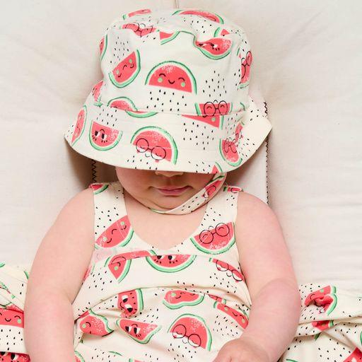 Watermelon Frill Shoulder Dress - My Little Thieves
